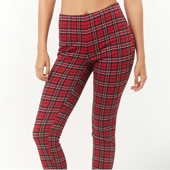 Forever 21 Plaid leggings ❤️ - Picture 4 of 8